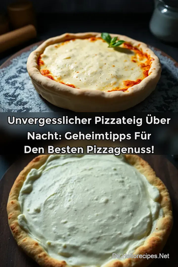 Unvergesslicher Pizzateig über Nacht: Geheimtipps für den besten Pizzagenuss!
