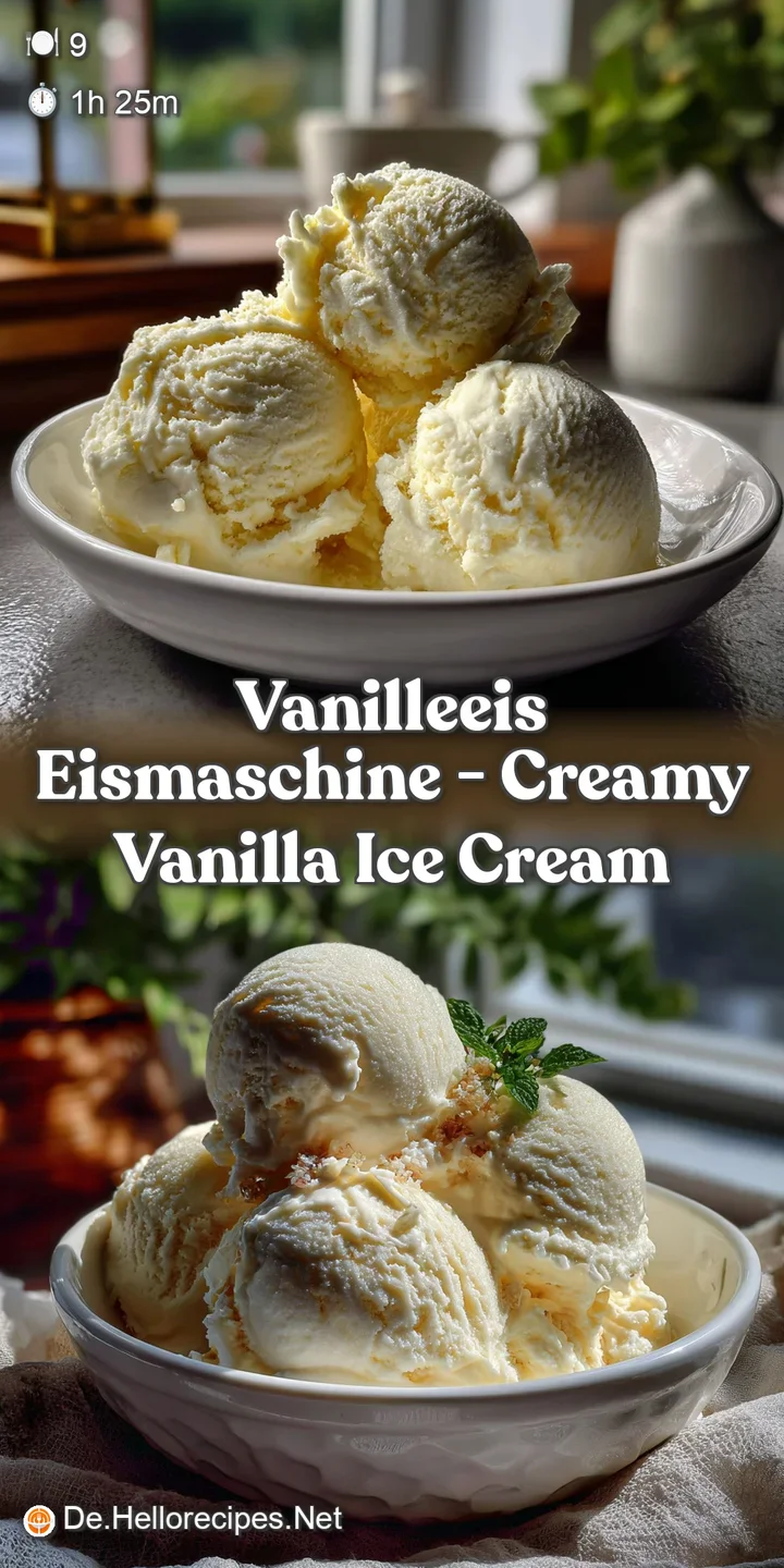 Close-up of smooth, ivory vanilla ice cream. The texture is enticing, hinting at a light, airy, and refreshingly cold sens...