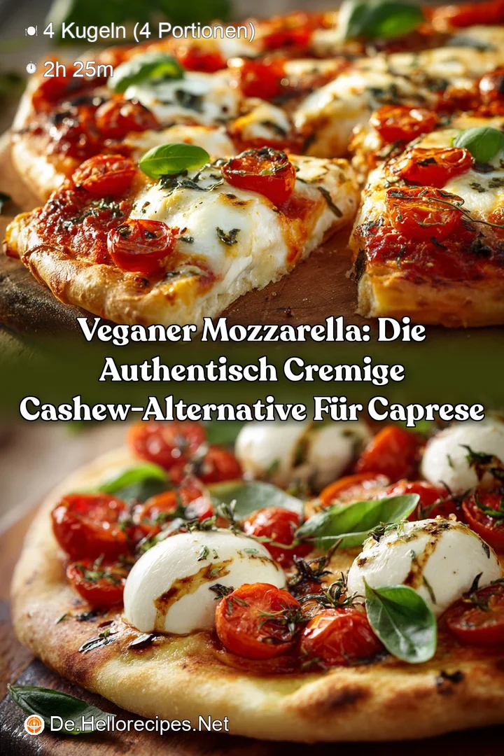 Veganer Mozzarella: Die authentisch cremige Cashew-Alternative f&uuml;r Caprese