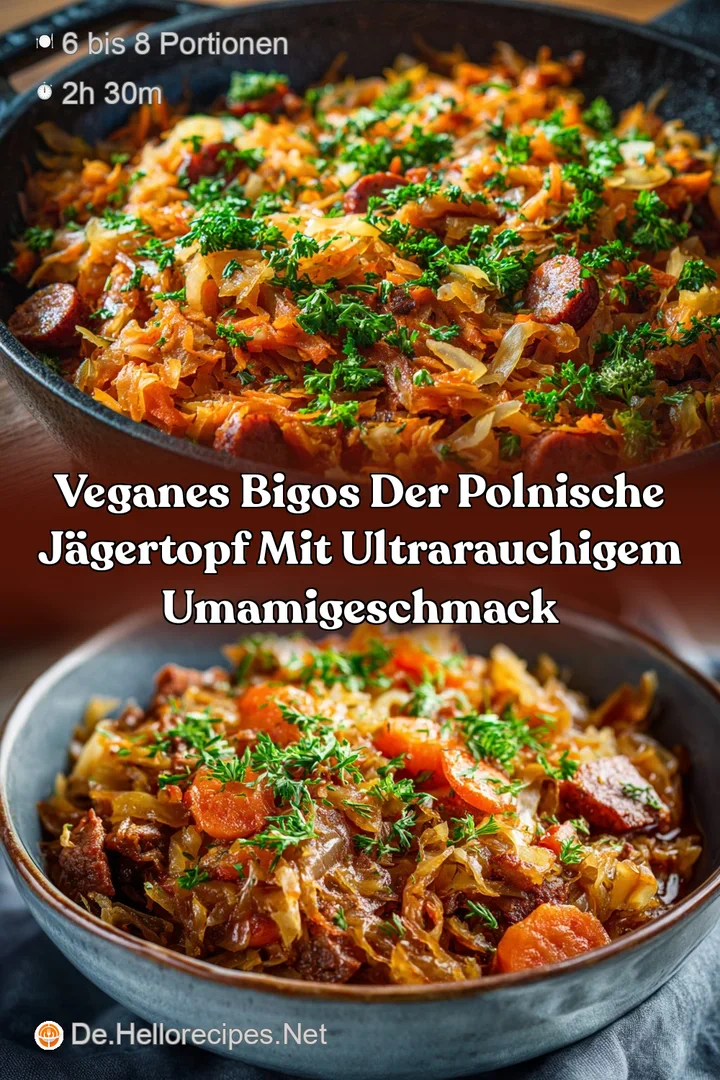 Veganes Bigos Der polnische J&auml;gertopf mit ultrarauchigem UmamiGeschmack
