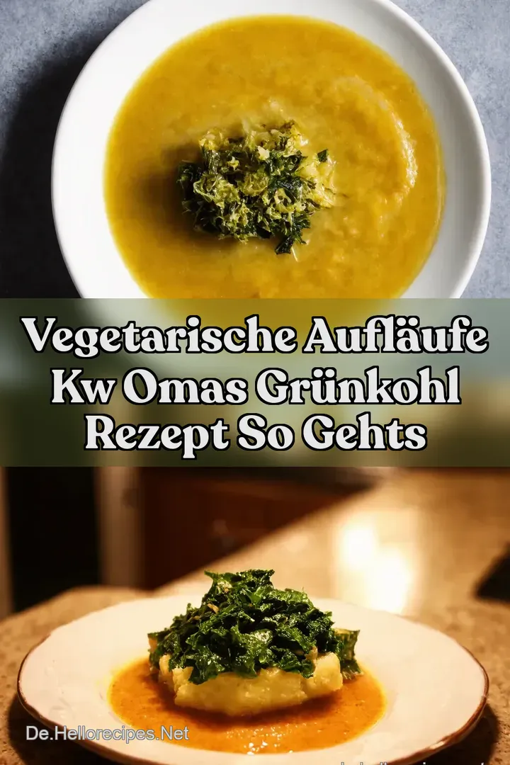 Vegetarische Aufläufe kw Omas Grünkohl Rezept So gehts