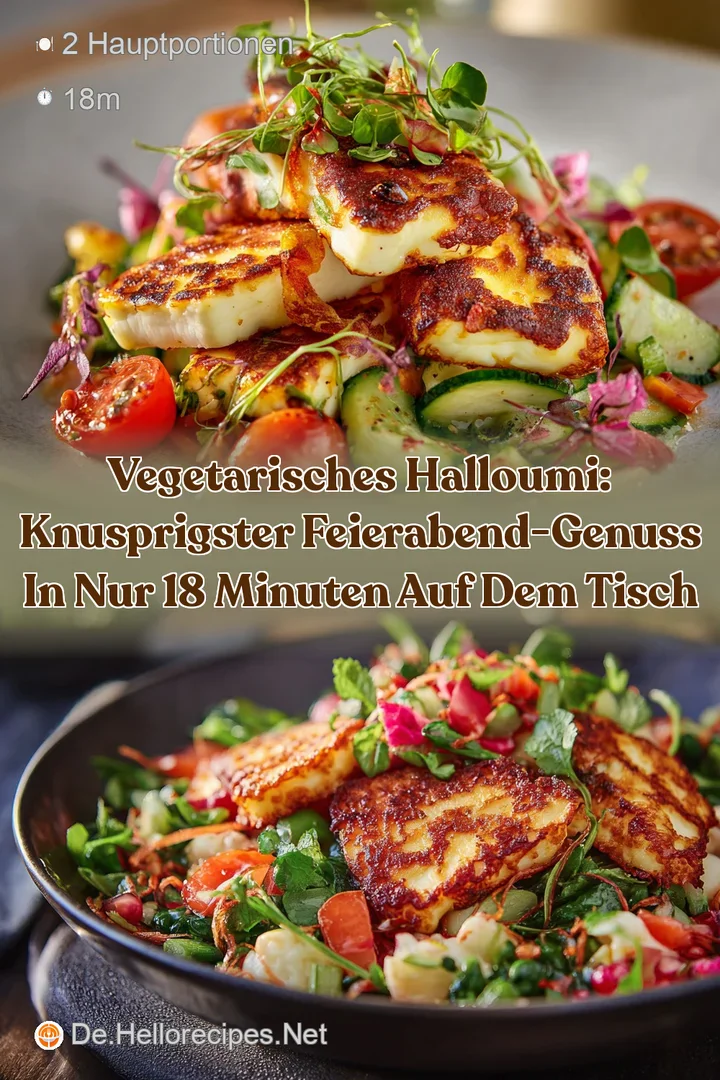 Vegetarisches Halloumi: Knusprigster Feierabend-Genuss in nur 18 Minuten auf dem Tisch