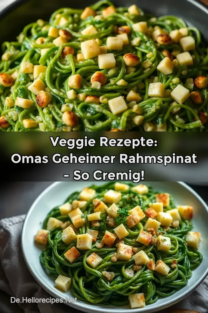 Veggie Rezepte: Omas Geheimer Rahmspinat - So Cremig!