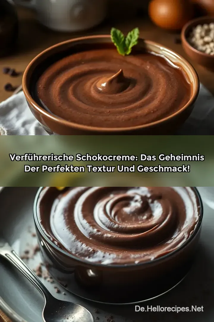 Verführerische Schokocreme: Das Geheimnis der perfekten Textur und Geschmack!