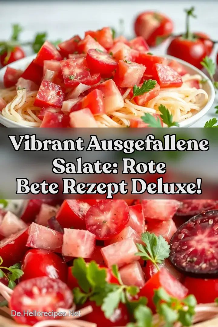 Vibrant Ausgefallene Salate: Rote Bete Rezept Deluxe!