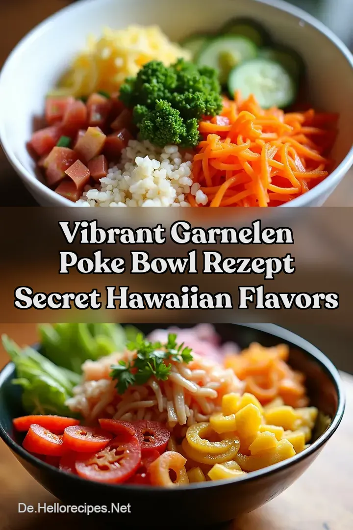 Vibrant Garnelen Poke Bowl Rezept Secret Hawaiian Flavors