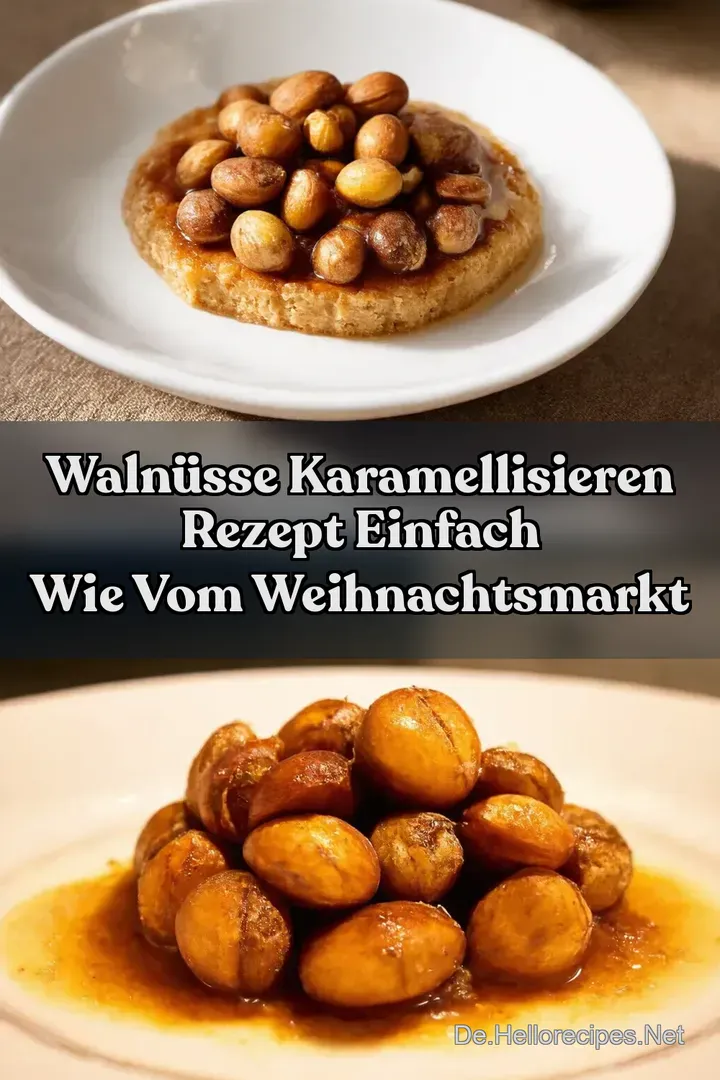 Waln&uuml;sse Karamellisieren Rezept Einfach wie vom Weihnachtsmarkt
