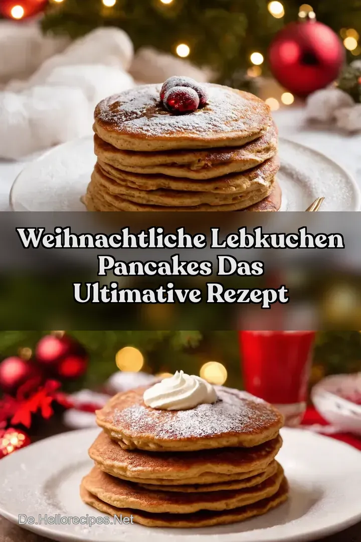 Weihnachtliche Lebkuchen Pancakes Das ultimative Rezept