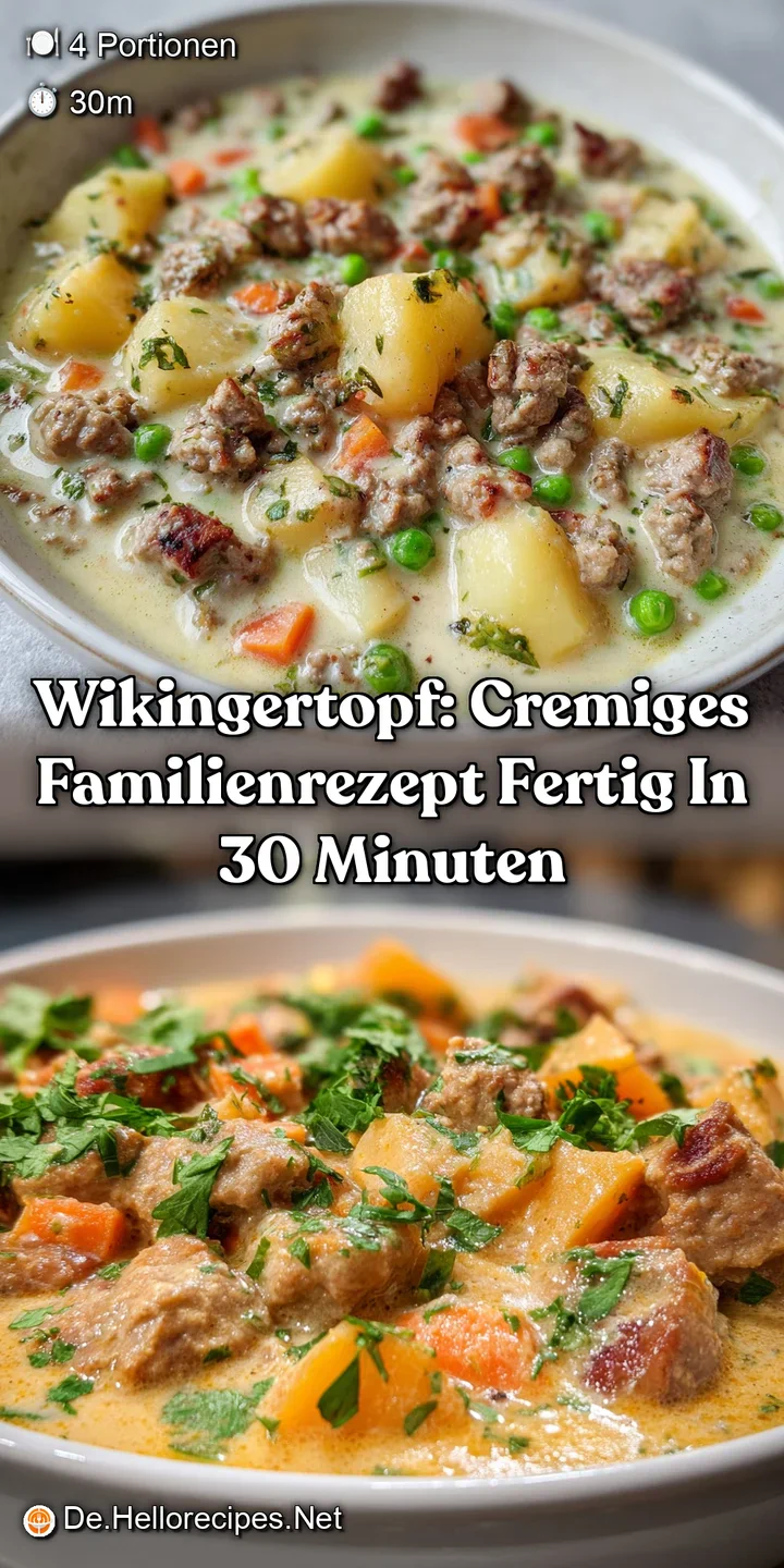 Wikingertopf: Cremiges Familienrezept fertig in 30 Minuten