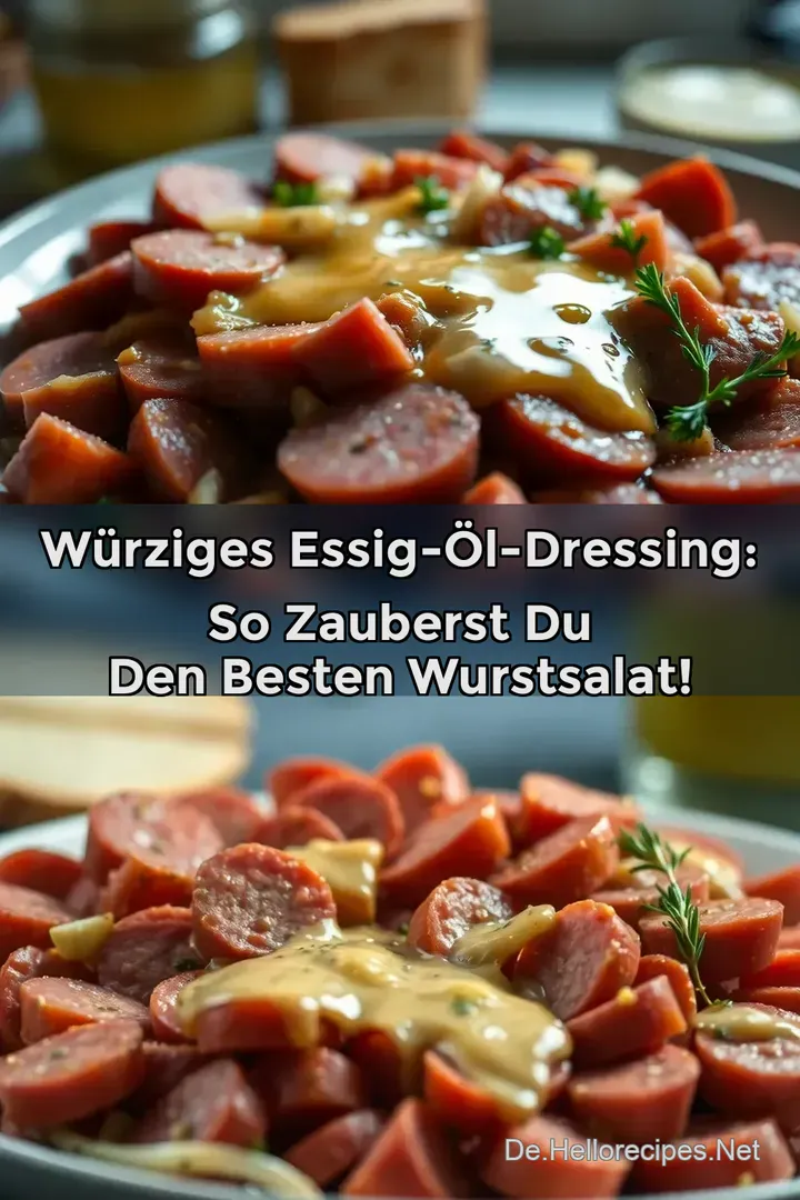 Würziges Essig-Öl-Dressing für deinen Wurstsalat – Ein…