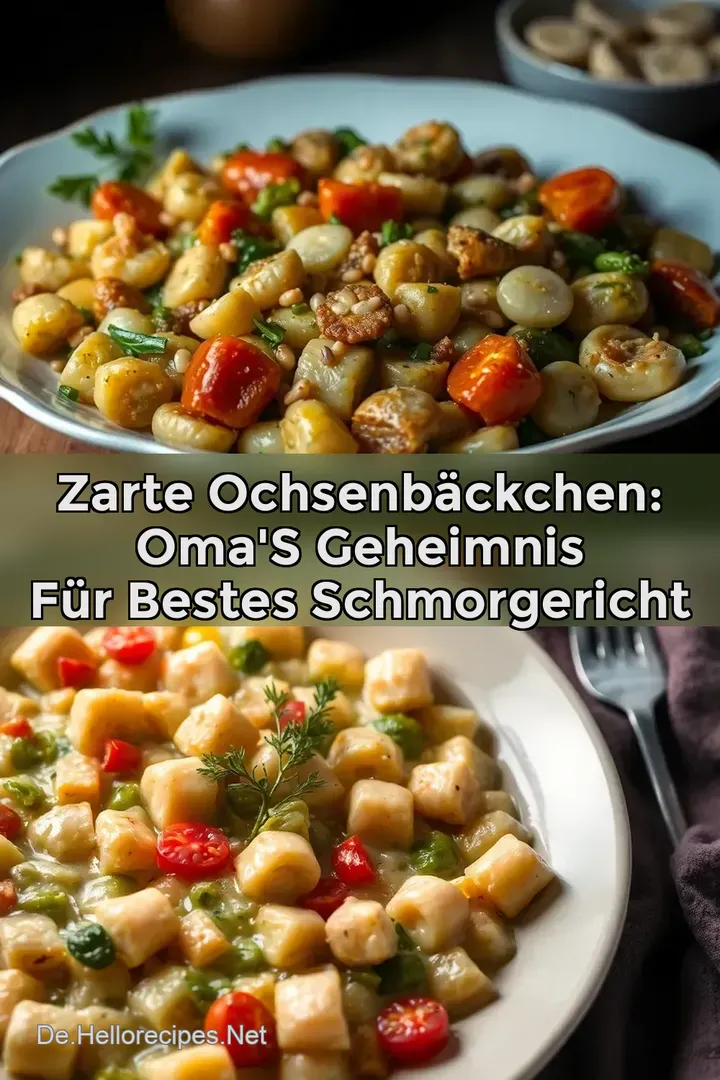 Zarte Ochsenbäckchen: Oma&#039 s Geheimnis für Bestes Schmorgericht