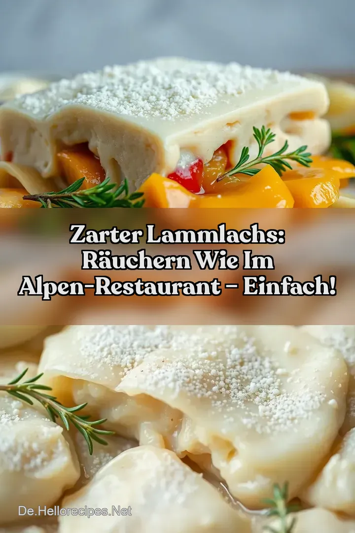 Zarter Lammlachs: Räuchern wie im Alpen-Restaurant – Einfach!