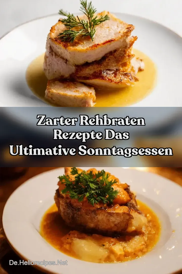 Zarter Rehbraten Rezepte Das ultimative Sonntagsessen