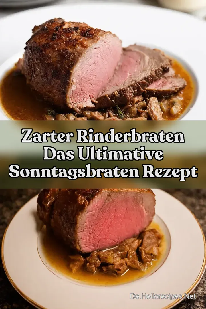Zarter Rinderbraten Das ultimative Sonntagsbraten Rezept