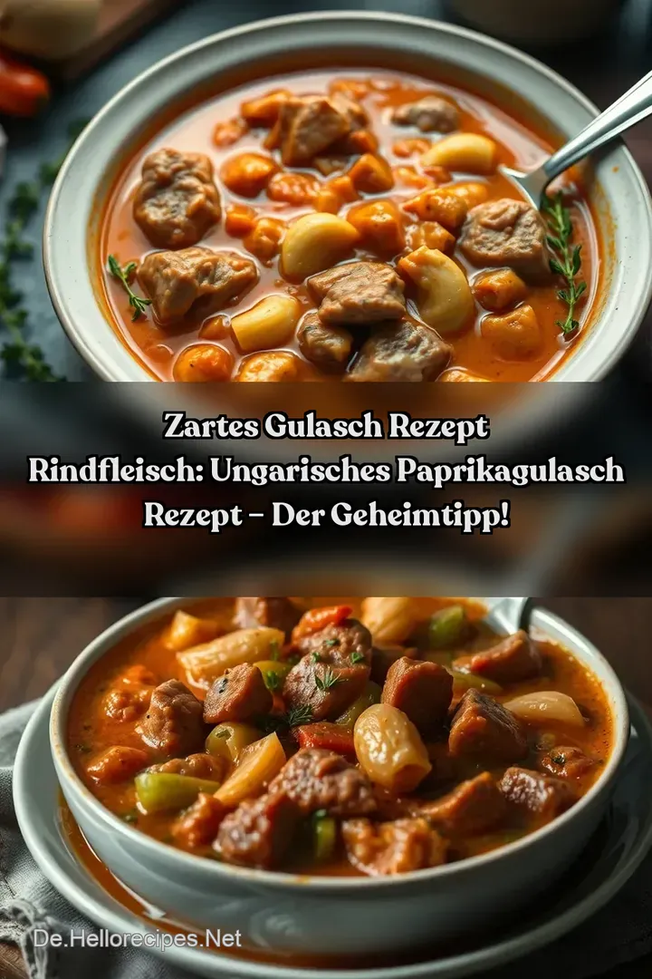 Zartes Gulasch Rezept Rindfleisch: Ungarisches Paprikagulasch Rezept &ndash; Der Geheimtipp!