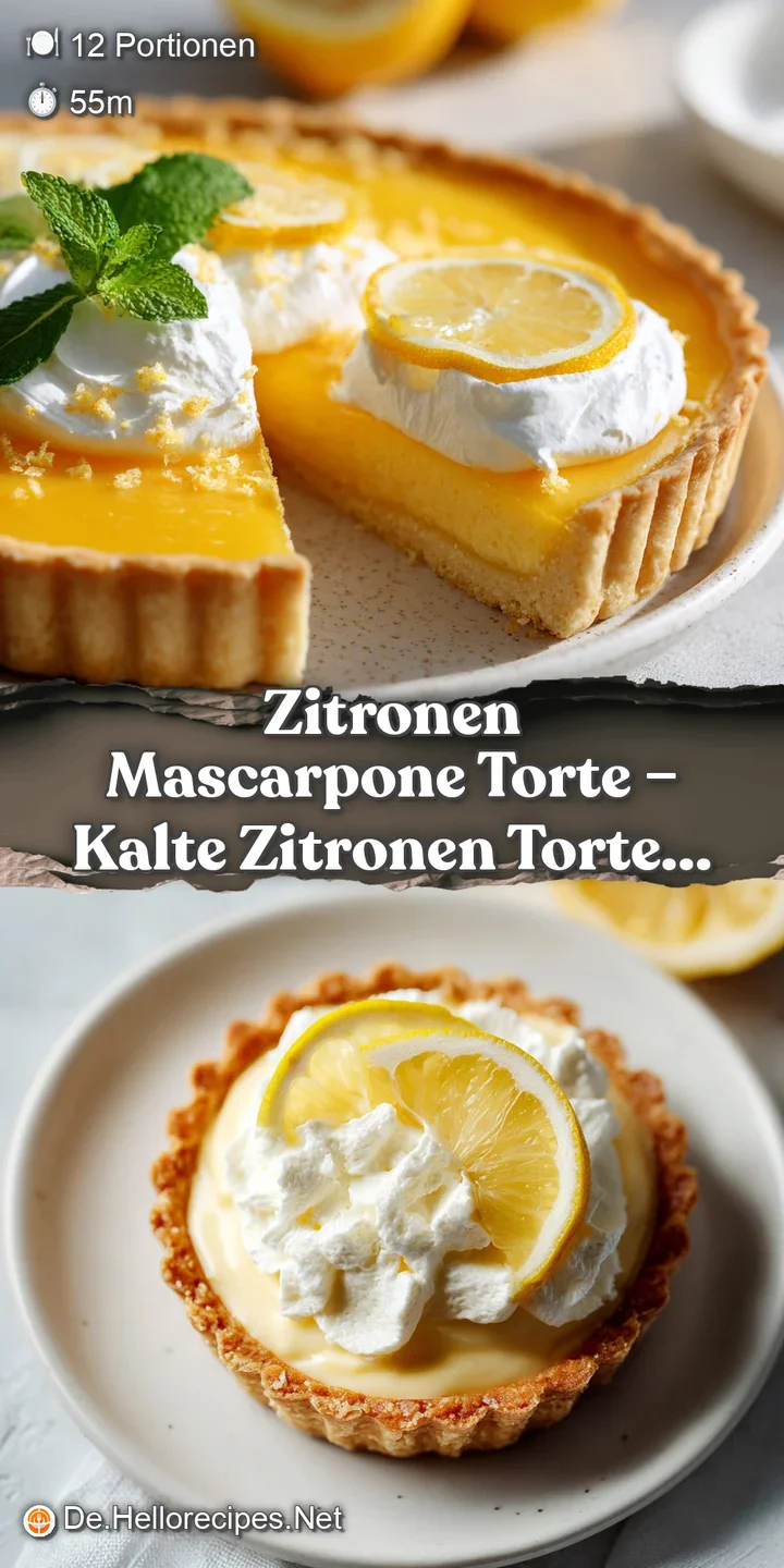 Close-up of lemon mascarpone torte highlighting the creamy texture and light yellow hue of the filling.