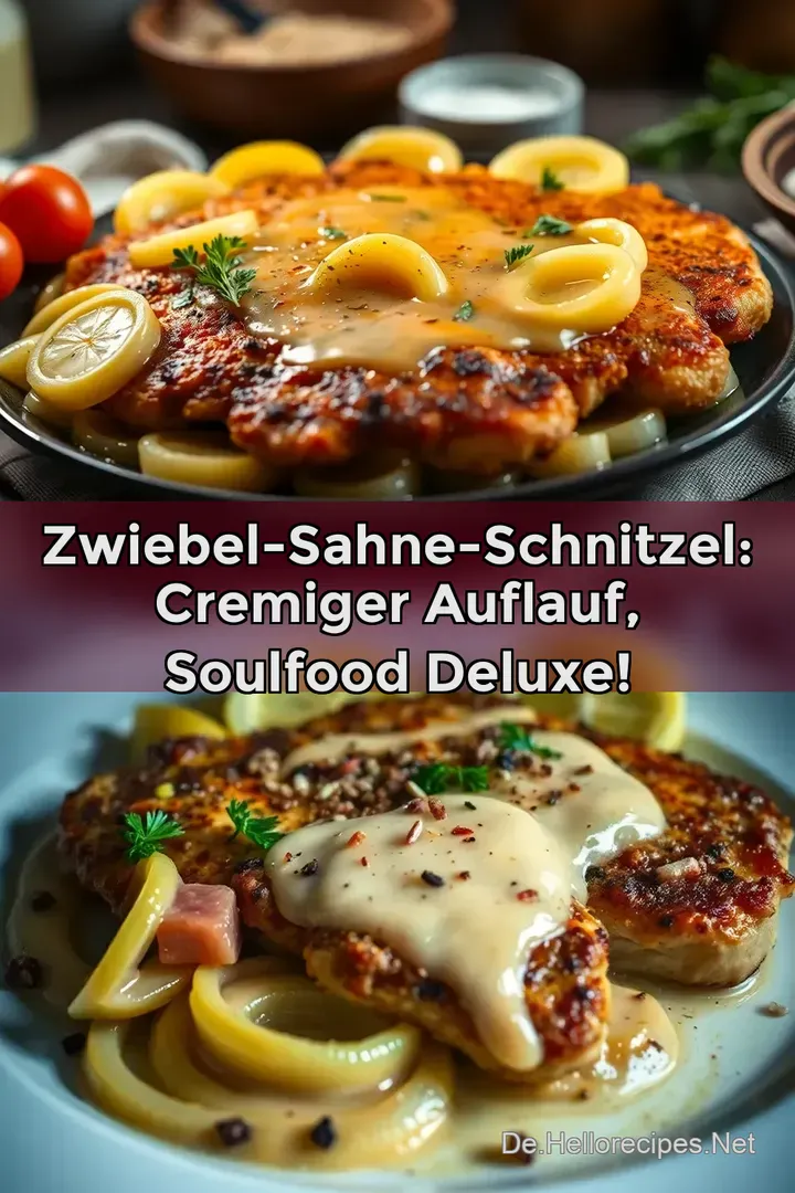 Zwiebel-Sahne-Schnitzel: Cremiger Auflauf Soulfood Deluxe!