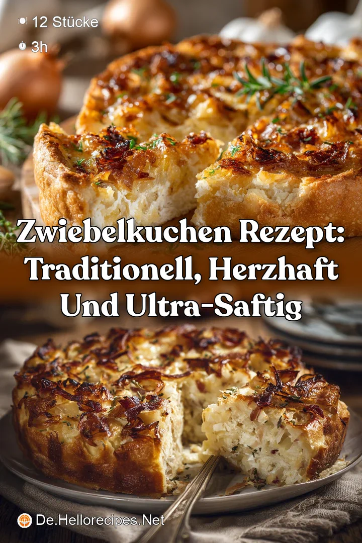 Zwiebelkuchen Rezept: Traditionell herzhaft und ultra-saftig