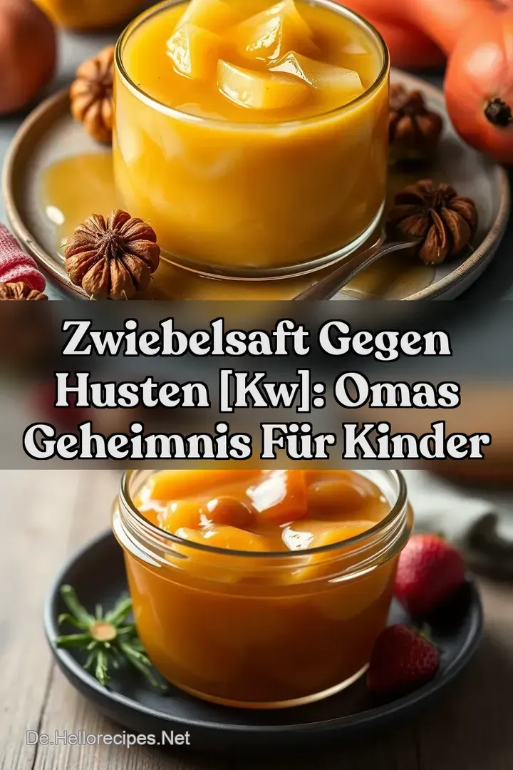 Zwiebelsaft gegen Husten [kw]: Omas Geheimnis für Kinder
