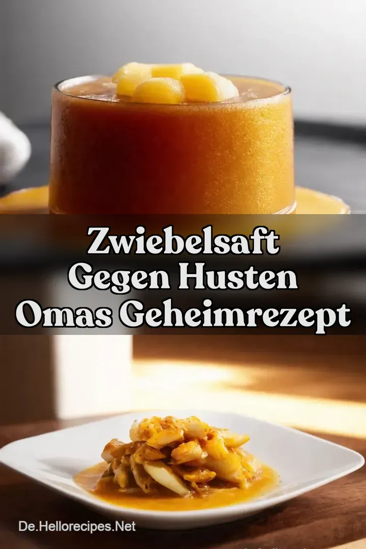 Zwiebelsaft gegen Husten Omas Geheimrezept