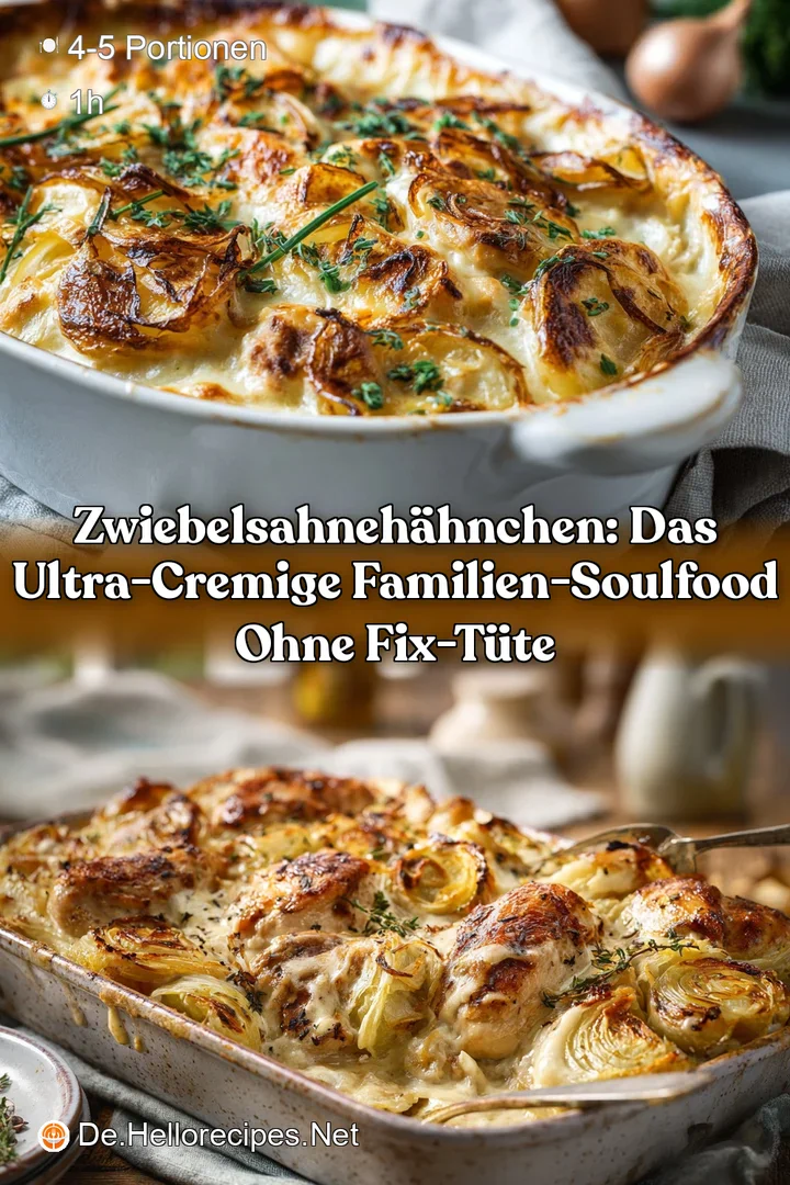 ZwiebelSahneH&auml;hnchen: Das ultra-cremige Familien-Soulfood ohne Fix-T&uuml;te