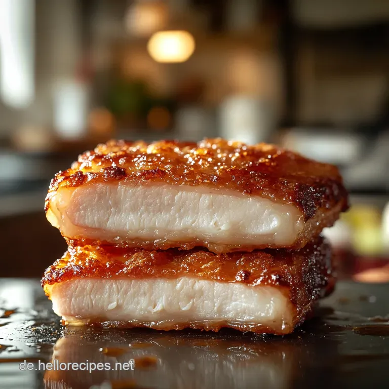 AhornGlasierte Schweinekoteletts Ein Hauch Kanada in deiner Küche presentation