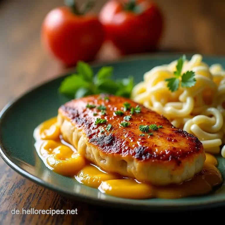 AhornGlasierte Schweinekoteletts In 35 Minuten