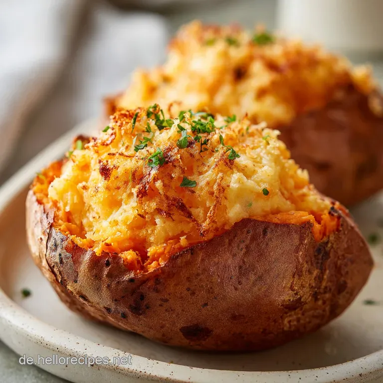 Air Fryer Baked Sweet Potato: Knusprig und Samtig