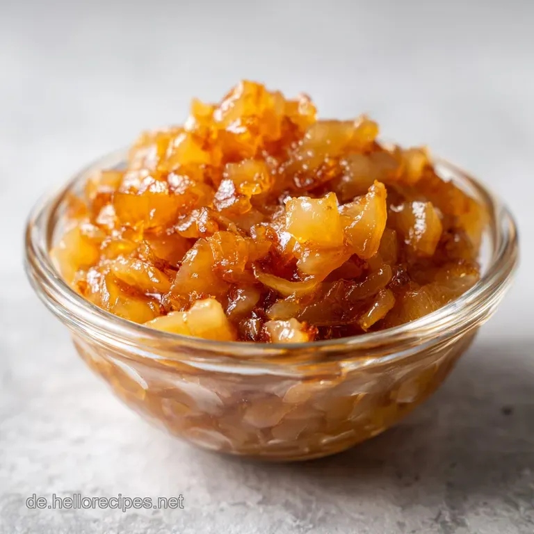 Knusprige, goldbraune Brotscheiben mit cremigem Belag auf einem rustikalen Holzbrett, erg&auml;nzt durch Apfelspalten.