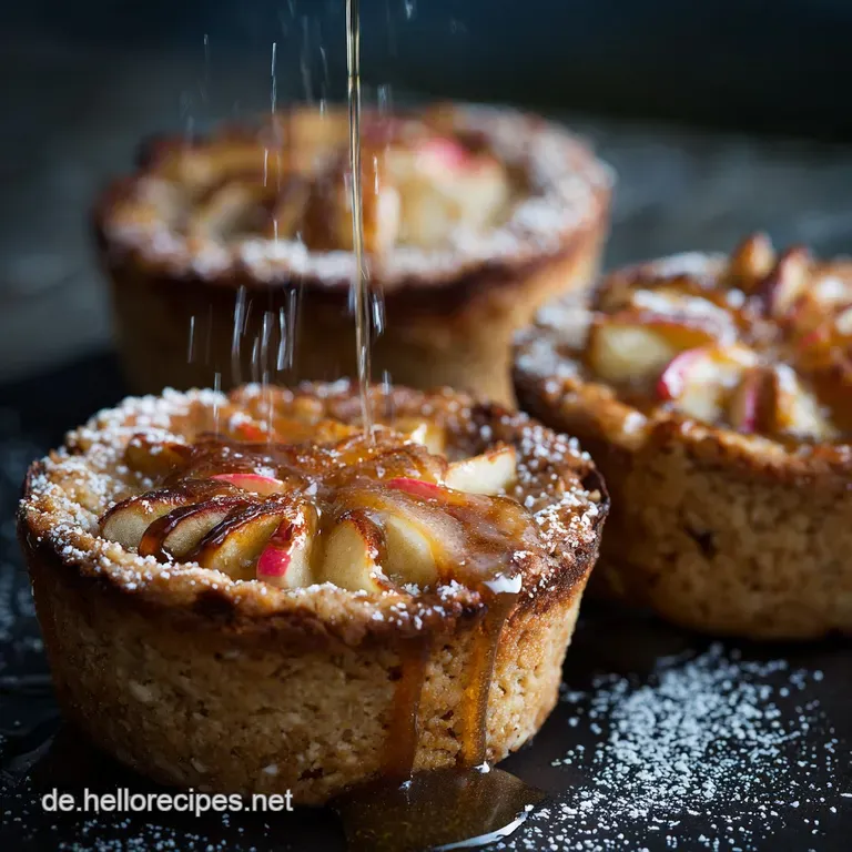 Knusprige ApfelZimtCups vom Blech Apfelkuchen im Handtaschenformat