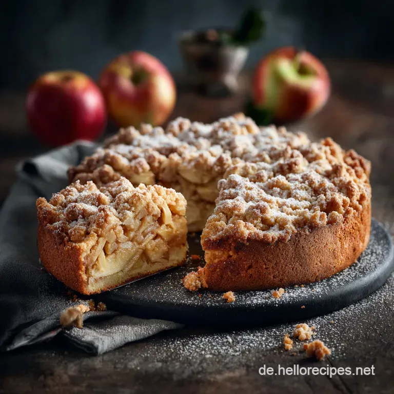 Apfelkuchen mit Streuseln: Omas Klassiker