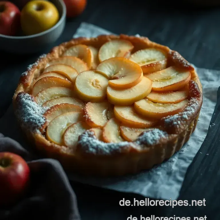 Apfeltraum ohne Butter – Saftiger Apfelkuchen mit Öl presentation