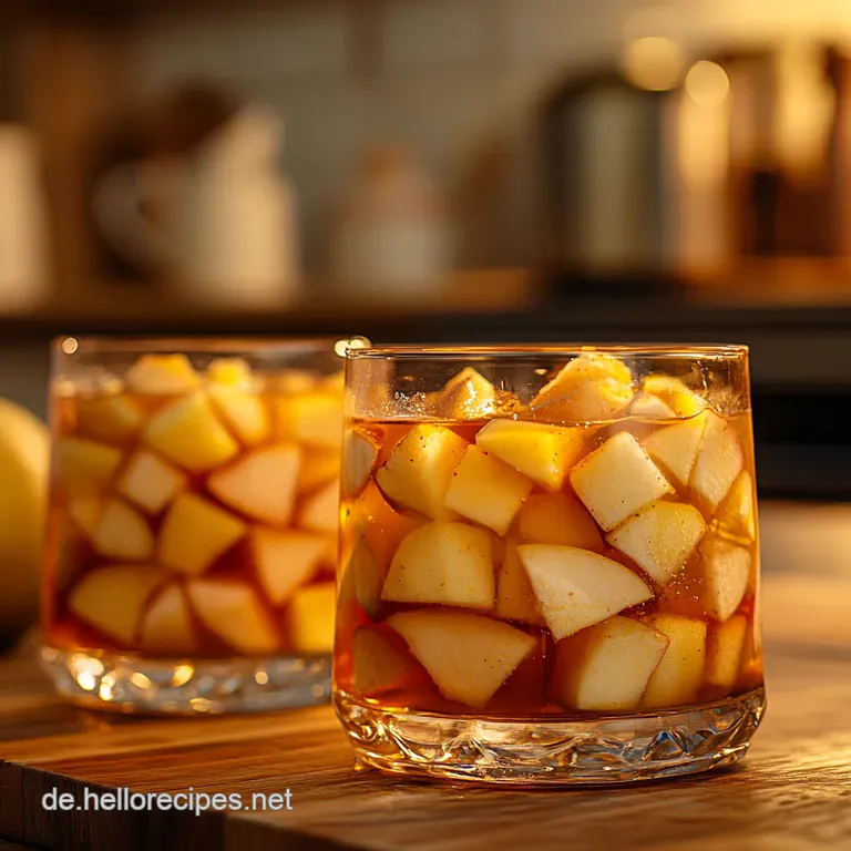 Apfelweinsangria Deluxe presentation