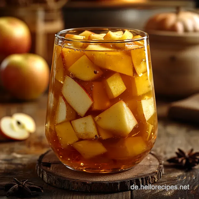 Goldener Herbst Mein Apfelweinsangria Rezept zum Verlieben