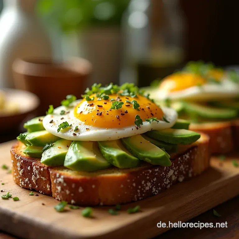 Avocado Cottage Cheese Toast Der Powerstart in Den Tag presentation