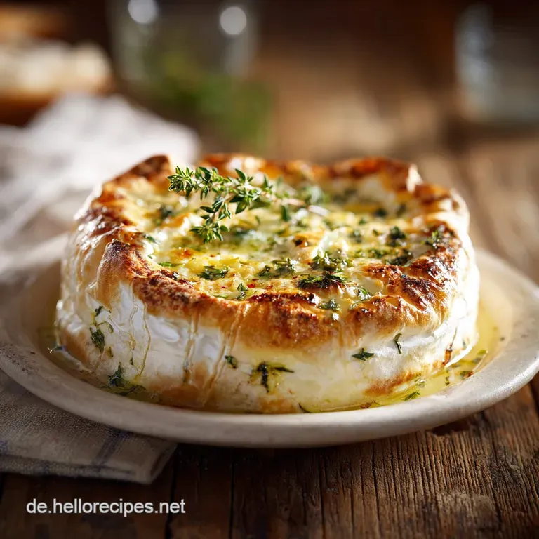B&auml;cker-Camembert mit Kr&auml;utern: Herzhaft Schmelzend
