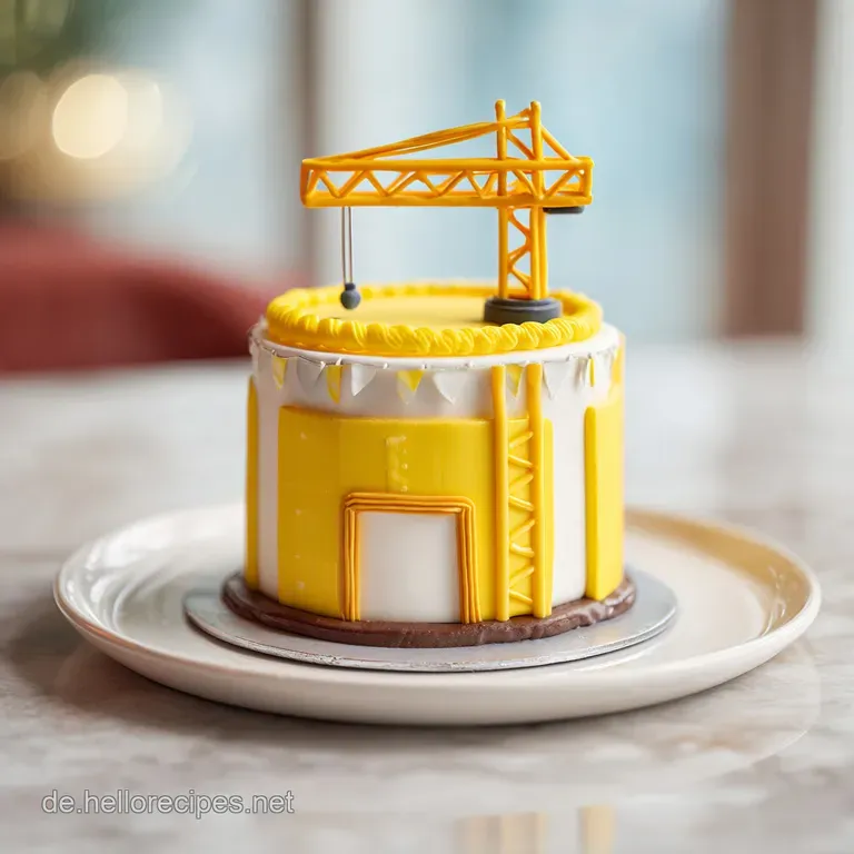 Baustellen Kuchen: Saftig mit Ganache