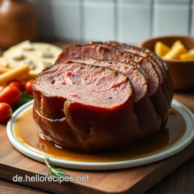 Bayerischer Leberkäse – Herzhaftes Meisterwerk aus dem Ofen presentation
