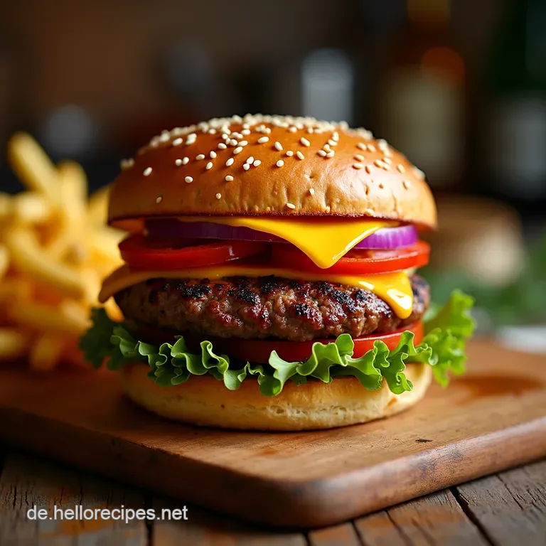 Bbq Cheeseburger Der Ultimative Genuss Vom Grill presentation