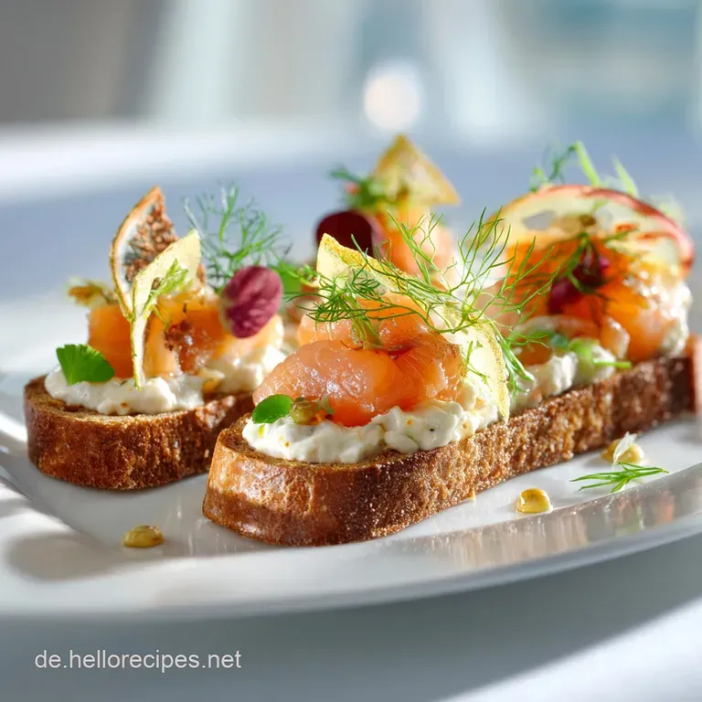 Belegte Brote: Die Meister-Stulle Mit Forellen-Creme Und Radieschen-Crunch presentation