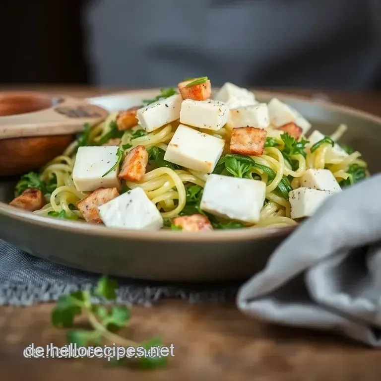 Beluga Linsen Salat mit Gebratenem Halloumi &amp Zitronen-Dressing presentation