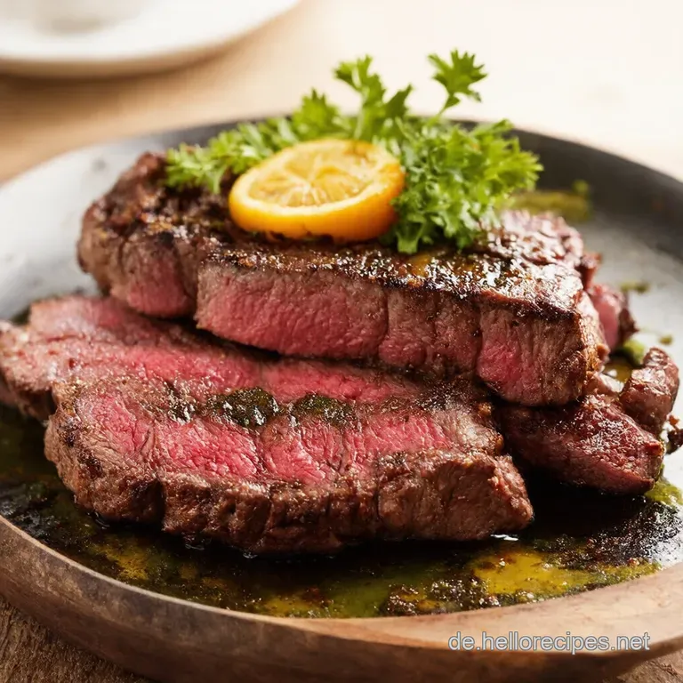 Biergarten Nackensteak Meine LieblingsMarinade So lecker