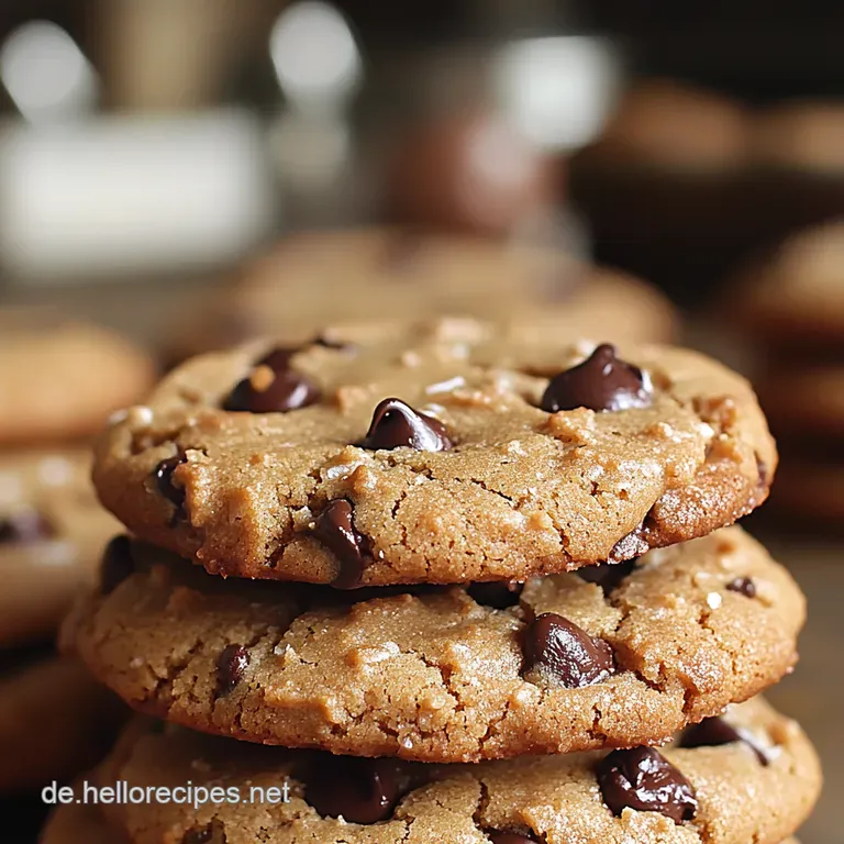 Biscoff Chocolate Chip Cookies presentation