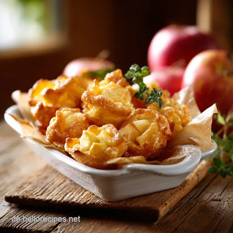 Bl&auml;tterteig Teilchen Mit Apfel: Omas Schnelle Knusprige Kaffeepause presentation