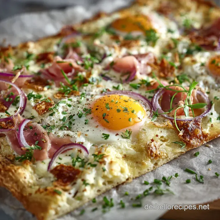 Bl&auml;tterteig Flammkuchen Das knusprige Blitzrezept in nur 30 Minuten