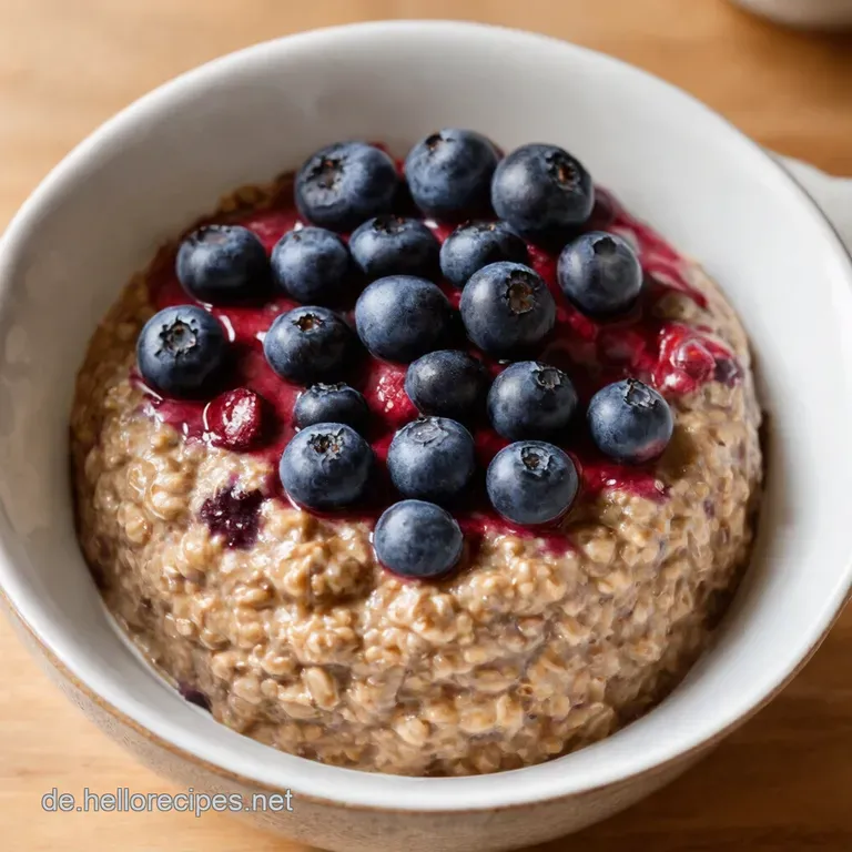 Blaubeerovernight Oats Der Einfache Start in Den Tag presentation