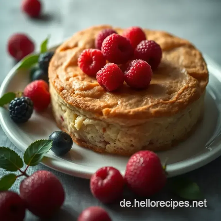 Blech-Biskuit mit frischen Beeren und Sahne – Ein himmlischer Genuss presentation