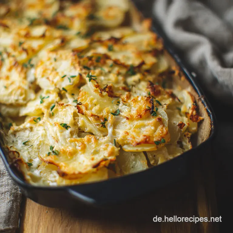 Blitz-Kartoffelgratin: So einfach dass es sogar Mutti kann! presentation