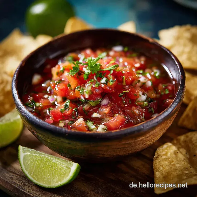 Mexikanische Salsa Fresca in Nur 15 Minuten presentation