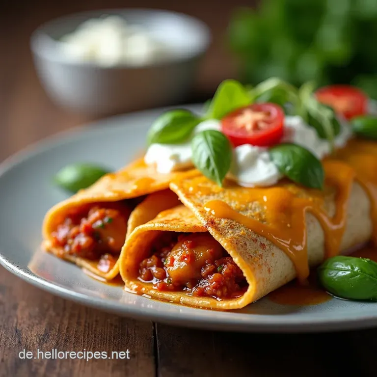 BlitzEnchiladas Mein einfaches BohnenKäseRezept für Faule